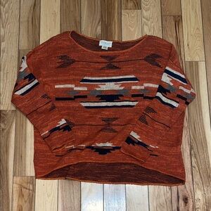 Ralph Lauren Vibrant Orange cream chocolate brown sage green Knit Sweater